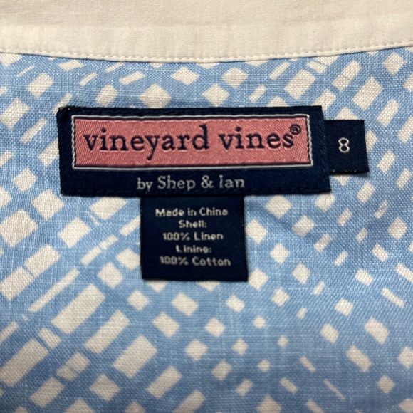 Vineyard Vines Size 8 Lined Dress. - Picture 3 of 3